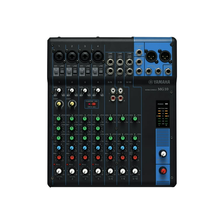 Yamaha MG10 - 10-Channel Analog Mixer for Electronic Audio