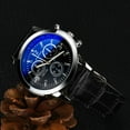 thumbnail image 4 of Meitianfacai Gifts for Him Watch for Men Father's Day Gifts Luxury Fashion Faux Leather Mens Blue Ray Glass Quartz Analog Watches, 4 of 4