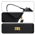 thumbnail image 3 of Bolso de mano clásico retro tipo clutch de PU con hebilla oculta adecuado para damas., 3 of 5