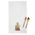 thumbnail image 2 of Carolines Treasures BB9327WTKT Lionhead Rabbit Christmas White Kitchen Towel Set of 2 Dish Towels Teal 19 X 25", 2 of 3