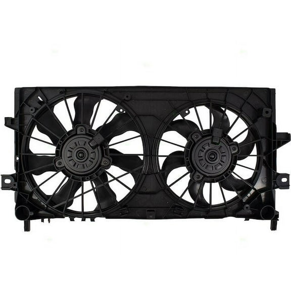 Radiator Fan Assembly - Compatible with 2005 - 2008 Pontiac Grand Prix GXP FWD Sedan 4-Door 5.3L V8 Naturally Aspirated OHV GAS 2007