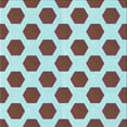 thumbnail image 1 of Ahgly Company Machine Washable Indoor Square Transitional Tron Blue Area Rugs, 7' Square, 1 of 7