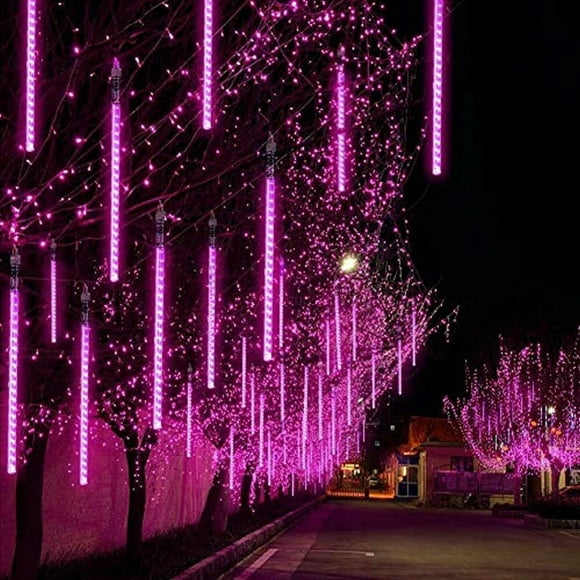 SMihono 30CM Parti LED Lumières Douche Pluie Chutes de Neige Arbre de Noël Jardin Extérieur Décoration Home sur Dégagement