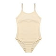 thumbnail image 3 of Sxiwei Kids Girls Adjustable Shoulder Straps Camisole Gymnastics Leotard Ballet Dance Wear Nude XL, 3 of 6