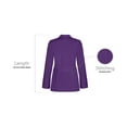 thumbnail image 6 of Panda Uniform by HeedFit Women's 29" Tailored Lab Coat – 4XL Purple, 6 of 6