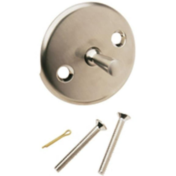 Keeney K826-1DSBN Triplever Face Plate Brushed Nickel Drain Stoppers with Screws