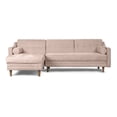 thumbnail image 3 of Sofá Cama Modular Reversible de Velvet Palo de Rosa Beehive Memory Foam Modelo Mondlak Makora, 3 of 9