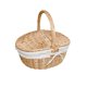 thumbnail image 1 of Cesta De Mimbre Para Pícnic, Cesta Organizadora De Almacenamiento Tejida, Cesto Para Pícnic Con Cubierta, Contenedor De Almacenamiento Tejido Con Asa Para Pícnic Al Aire Libre, Camping seitruly HA027240-02, 1 of 6