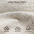 thumbnail image 6 of Morden Fort Cloud 85.8" W Sofa and 2 Single Sofas Accent Chairs Set, Sherpa Fabric, Wooden Frame and Legs, Living Room Chair Couch Set, 6 of 8