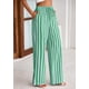 thumbnail image 4 of Pantalones de pijama PRETTYGARDEN para mujer, pierna ancha, algodón a rayas, 4 of 9