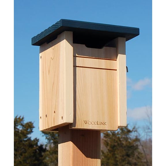 Woodlink Cedar Bluebird or Swallow House with Blue Roof, BB4