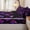 Black Lavender, variant on Homewish Gradient Dog Paw Zipper Twin Comforter Sets with Fitted Sheet and 2 Pillowcases,Glitter Print Pet Footprint Zipper Bedding Set For Girls,Black Reversible,4 Pieces