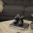 thumbnail image 2 of 8" x 7" Black Aluminum Jack Abstract Sculpture, by DecMode, 2 of 7