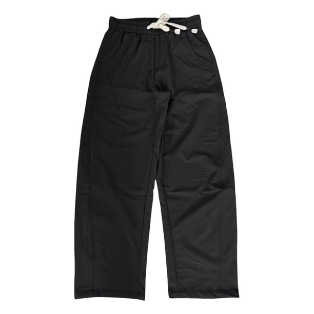 Modern Tapered Fit Casual Pants with Curved Hem Flexible Stretch