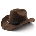 thumbnail image 2 of Western Cowboy Hat Curved Brim for Outdoor Adventures and Travel Performance Craftsmanship, 2 of 3