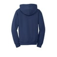 thumbnail image 6 of Port & Company Youth Fan Favorite Fleece Pullover Hooded Sweatshirt-L (Team Navy), 6 of 6