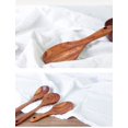 thumbnail image 3 of Utensilios de cocina de madera con depósito - juego de 6 utensilios de cocina de madera con depósito - vajilla de teca fácil de limpiar, 3 of 5