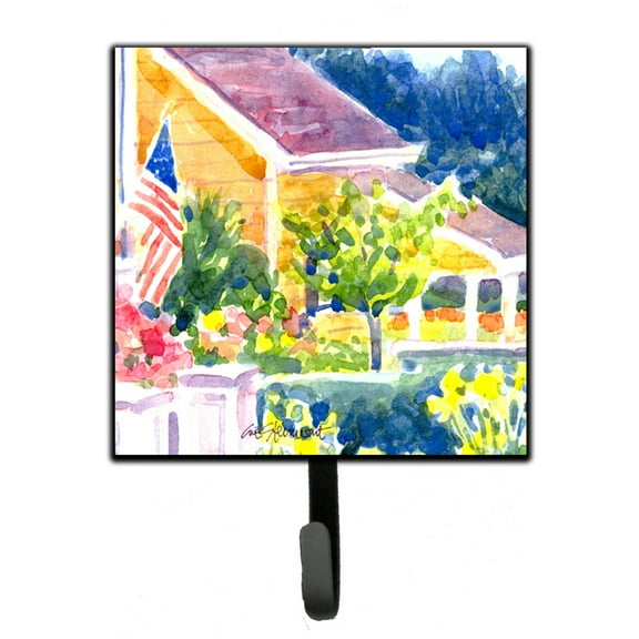 Carolines Treasures 6134SH4 Houses Leash or Key Holder 7Hx4.25W multicolor
