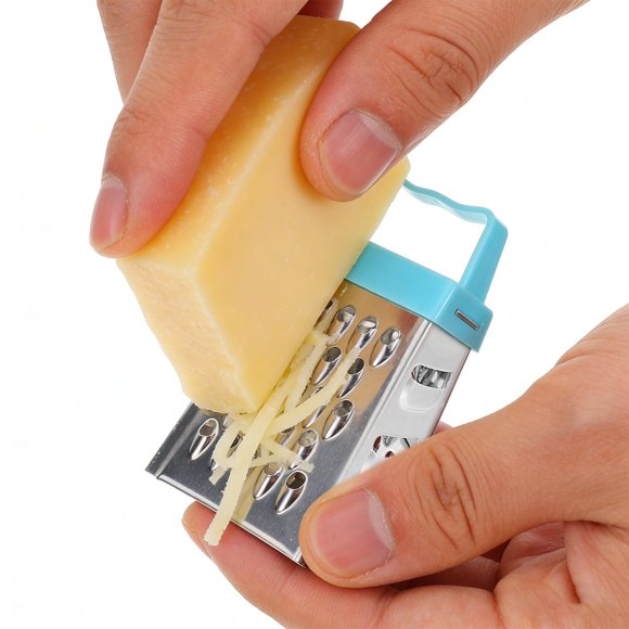 ADDHAT 6Ud Rallador Manual De Acero Inoxidable Para Cocina Hogar Con Antideslizante Y Colores Variados