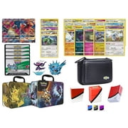 Angle View: Totem World Charizard GX Premium Collection with Black Card Case, 100 Sleeves, Deck Box, Mini Binder and Figures in Collector Chest