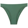 thumbnail image 3 of Bigersell Seamless Underwear for Women Clearance Womans Underwear Tangas Panty Style P-816 Spandex Shaping Panties Plus Size Thongs Ladies Briefs High Waist Women's Panties Green L, 3 of 3