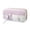 Purple, variant on Virelaxpo Stylish Multi-layer Drawstring Pencil Case, Large Capacity Canvas Organized Storage with Multiple Pockets for Backpack Daily Carry