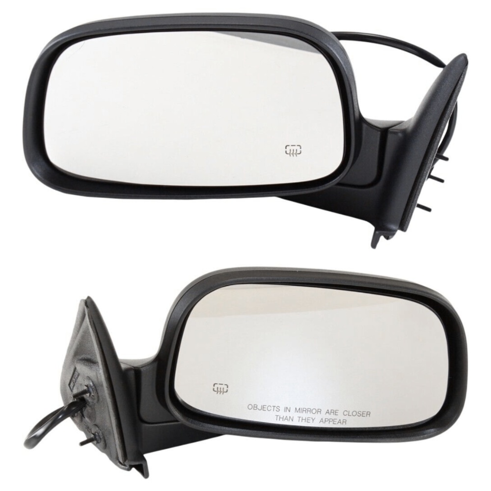 Set Of 2 Mirror Power For Dodge Dakota Durango Manual Folding Heated