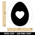 thumbnail image 2 of Egg Solid with Heart Self-Inking Rubber Stamp Ink Stamper - Red Ink - Mini 1/2 Inch, 2 of 7
