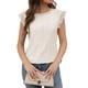 thumbnail image 1 of Blusa de Encaje con Escote Alto para Mujer, Talla S, Color Albaricoque, 1 of 7