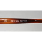 New Hackett Bespoke Heb 206 Mens Oval Full-rim Brown European London Designer Hip Frame Demo Lenses 50-19-145 Eyeglasses/spectacles