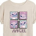 thumbnail image 3 of Disney - Lilo & Stitch - All The Expressions Of Angel - Women's Oversized T-Shirt, 3 of 5