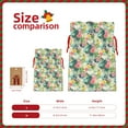 thumbnail image 3 of KLL Tropical Flowers for Christmas Gift Bag,Holiday Bags for Gifts Christmas Bags & Drawstring Gift Pouch Reusable Holiday Gift Bags & Party Favor Bags (1 PCS)-Medium, 3 of 9