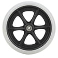 thumbnail image 1 of 8 Inch Wheelchair Front Wheels Disabled TPR Wheels Wheelchair Accessory, 1 of 5