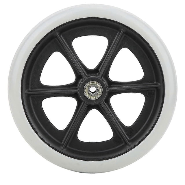 8 Inch Wheelchair Front Wheels Disabled TPR Wheels Wheelchair Accessory