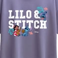 thumbnail image 3 of Lilo & Stitch - Collegiate Flowers - Youth Girls Boxy T-Shirt, 3 of 5