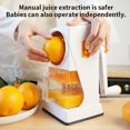 thumbnail image 2 of Hand Crank Lemon Squeezer Manual Juicer Convenient Lemon Citrus Orange Squeezer Portable Fruit Juice Extractor for Home Kitchen Manual Citrus Juicer, 2 of 8