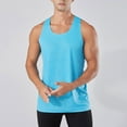 thumbnail image 2 of Running Tank Top Men Sleeveless Undershirts Workout Shirts for Men Summer Beach Vacation Muscle Tank Undershirts Tank Regular and Big & Tall Fitness Clothing, 2 of 6