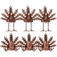 thumbnail image 1 of 6pcs Candleholder Adorns Desktop Decors Iron Craft Candle Stands Candle Racks, 1 of 9