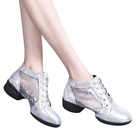 

adviicd Sneakers For Women Ladies Casual Comfortable Dance Shoes For Womens Latin Dance Shoes Heeled Ballroom Women s Sandals Size 11w