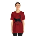 thumbnail image 3 of The Black Cat Unisex Jersey Short Sleeve Tee, 3 of 4
