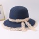 thumbnail image 1 of Sombrero de sol con lazo para mujer, gorro de paja para playa, Panamá, verano, 2019 qym unisex, 1 of 2