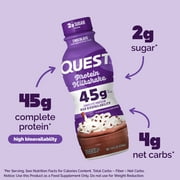 Quest Nutrition, 45g High Protein Chocolate Milkshake 14oz Ready to Drink, 1 Count