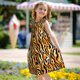 thumbnail image 5 of Balery Zebra Camisón de princesa para niñas, pijama de algodón con mangas abullonadas, suave y bonito.-Small, 5 of 6