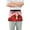 Cardinals in Love, variant on Cute Owl and Heart Server Apron with 3 Pockets Waterproof Waitress Waist Short Apron for Man Woman 12 Inches