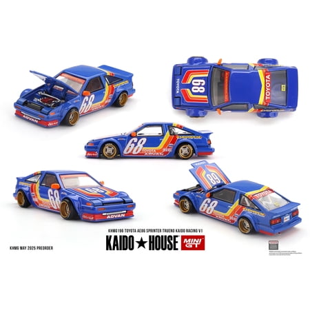 SEALED 1/64 Toyota AE86 Sprinter Trueno Kaido Racing V1, Kaido House x Mini GT KHMG196