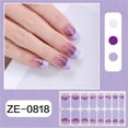 thumbnail image 4 of Glittering Gels Nails Strips Flowers Gels Nails Stickers French Tip Nails Polish Strips Gels Nails Wrap Nails Art Sticke, 4 of 9