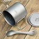 thumbnail image 5 of Copa de titanio Taza de titanio ultraligera TOMSHOO, juego de 2 tazas portátil para exteriores, 420 Tomshoo Copa de titanio, 5 of 7