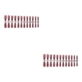 thumbnail image 1 of Prensa extra larga Qarigey 24 piezas de uñas postizas sólidas duradero resistente a los arañazos NO1, 1 of 6