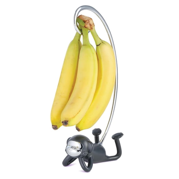 Pund'it Monkey Banana Holder, Countertop Banana Stand Hanger, Prevents Bruises and Keeps Bananas Ripe