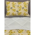 thumbnail image 3 of Yellow Bird Comforter & Sham Bedding Set, Continuous Pattern of Avian Animal and Rudbeckia Flowers Print, 3 pcs Duvet Set Microfiber Filling Quilt, 5 Sizes, Beige and Multicolor, by Ambesonne, 3 of 4